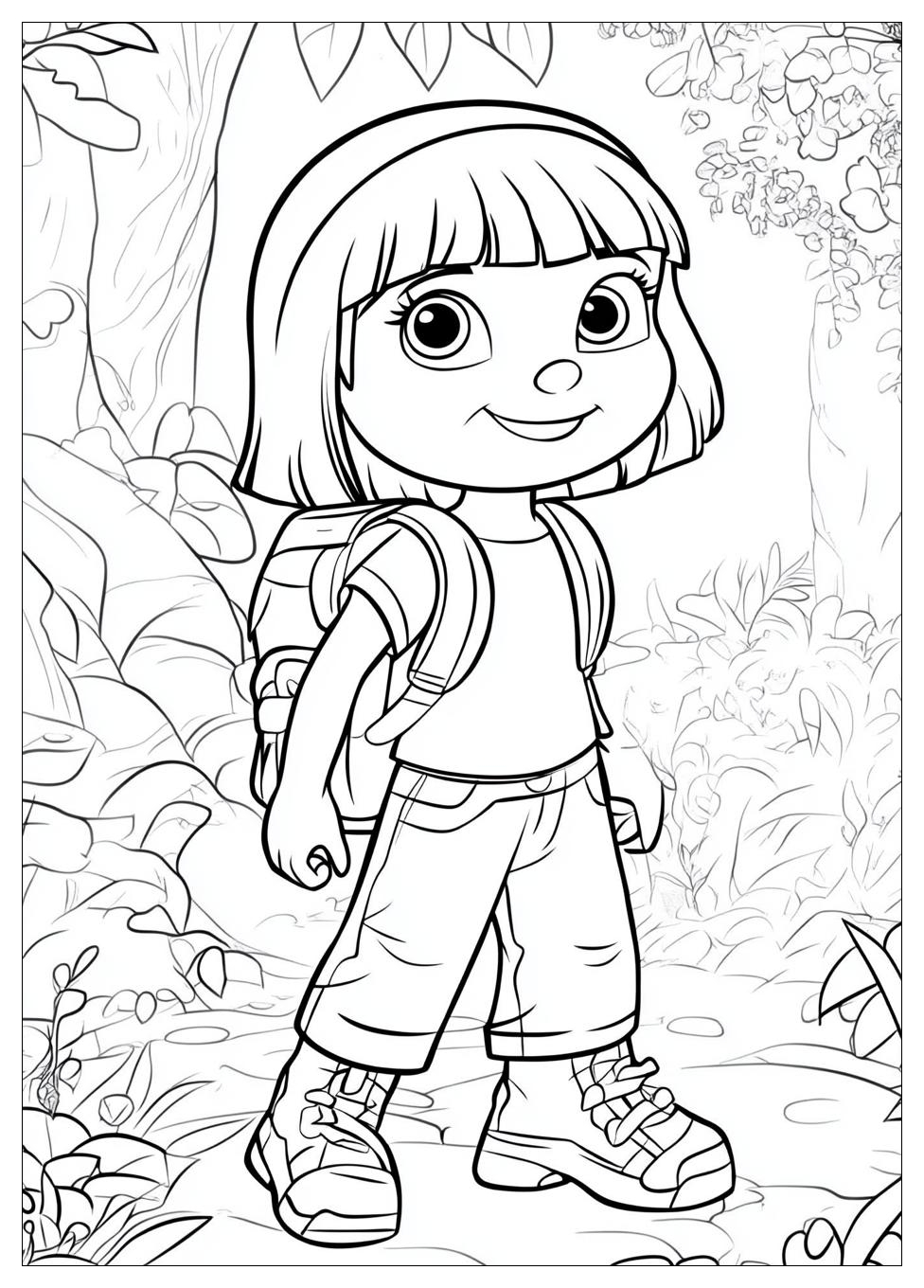 Dora The Explorer Coloring Pages-14