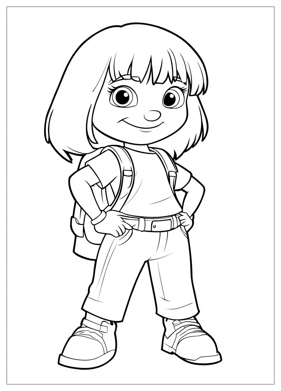Dora The Explorer Coloring Pages-15
