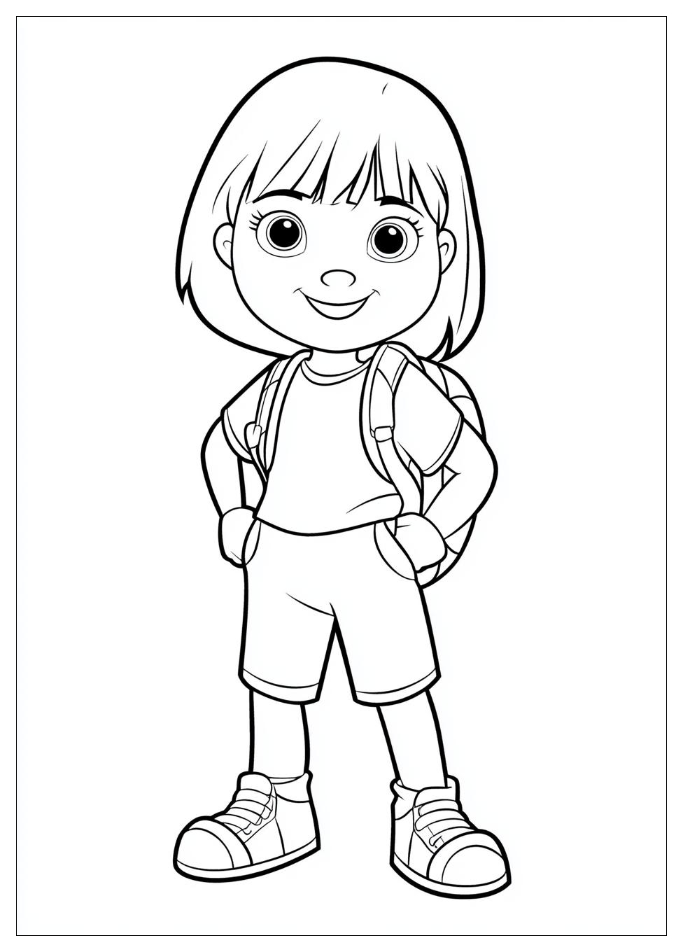 Dora The Explorer Coloring Pages-16
