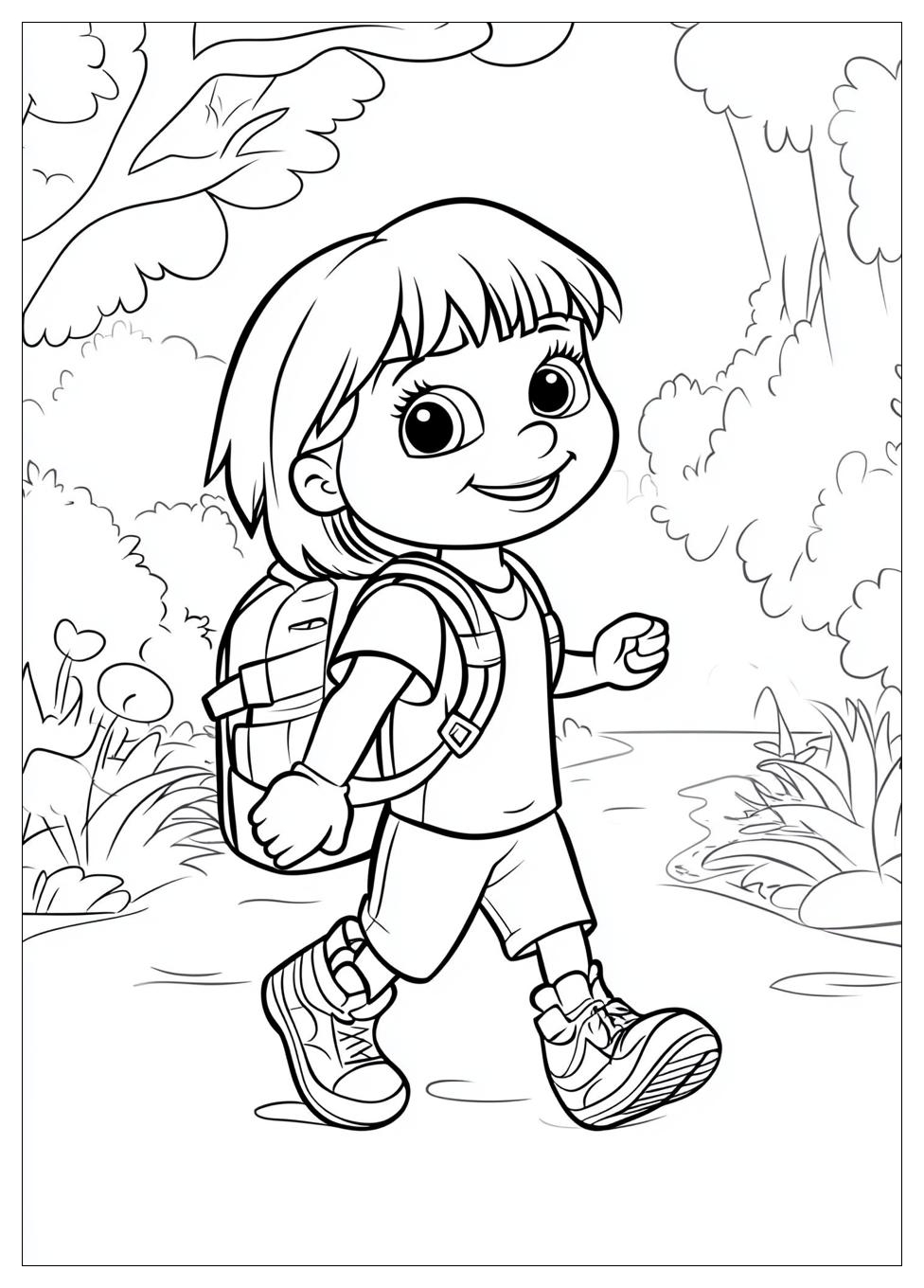 Dora The Explorer Coloring Pages-17