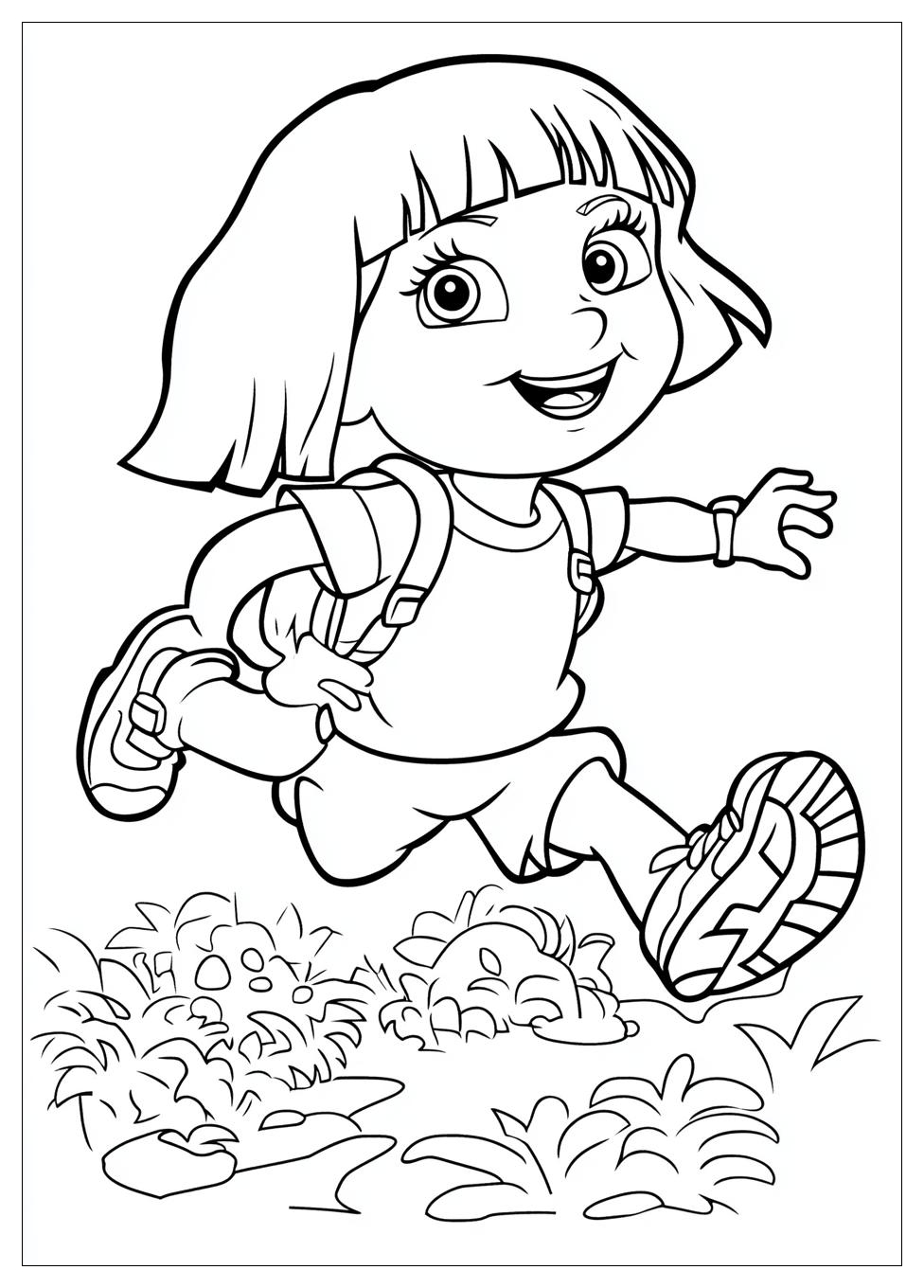 Dora The Explorer Coloring Pages-18