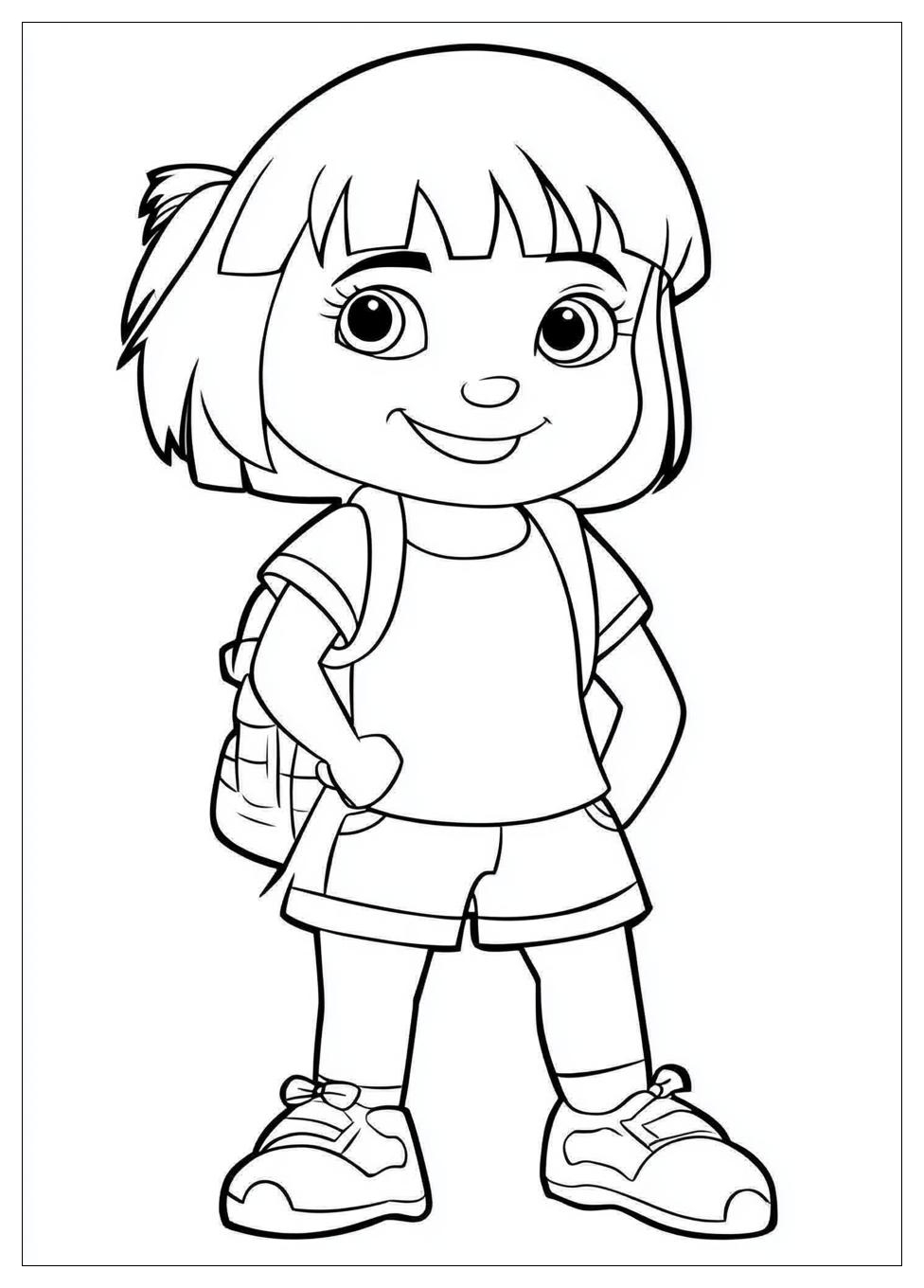 Dora The Explorer Coloring Pages-2