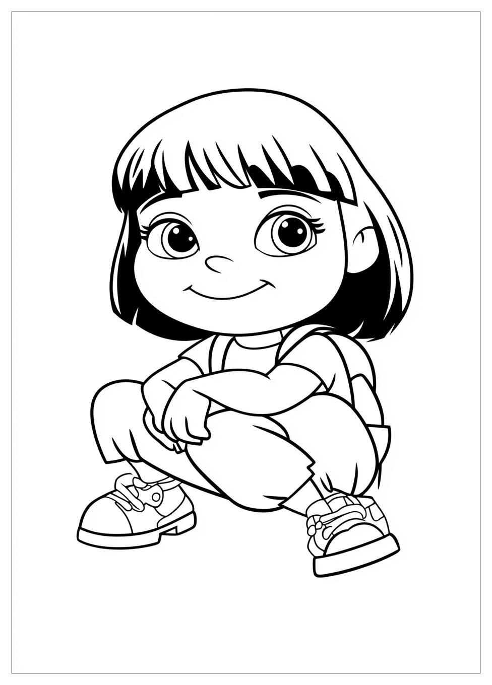 Dora The Explorer Coloring Pages-20