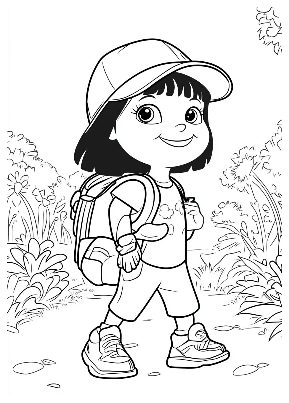 Dora The Explorer Coloring Pages-3