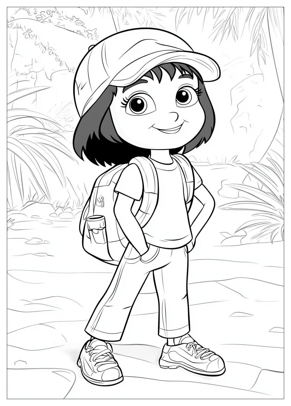 Dora The Explorer Coloring Pages-4