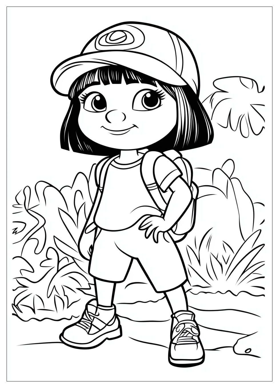 Dora The Explorer Coloring Pages-5