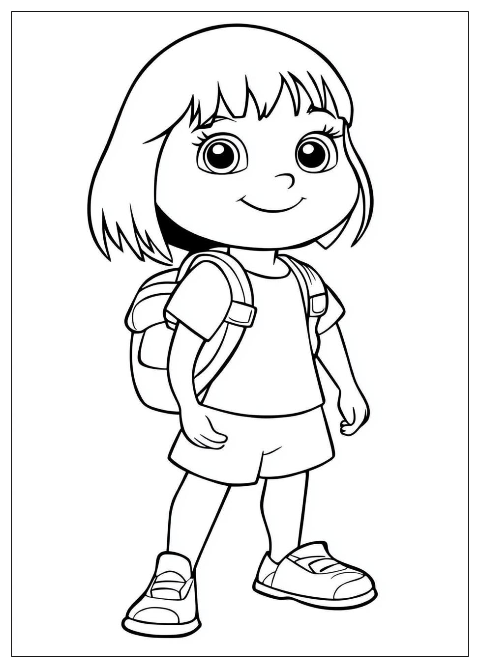 Dora The Explorer Coloring Pages-6