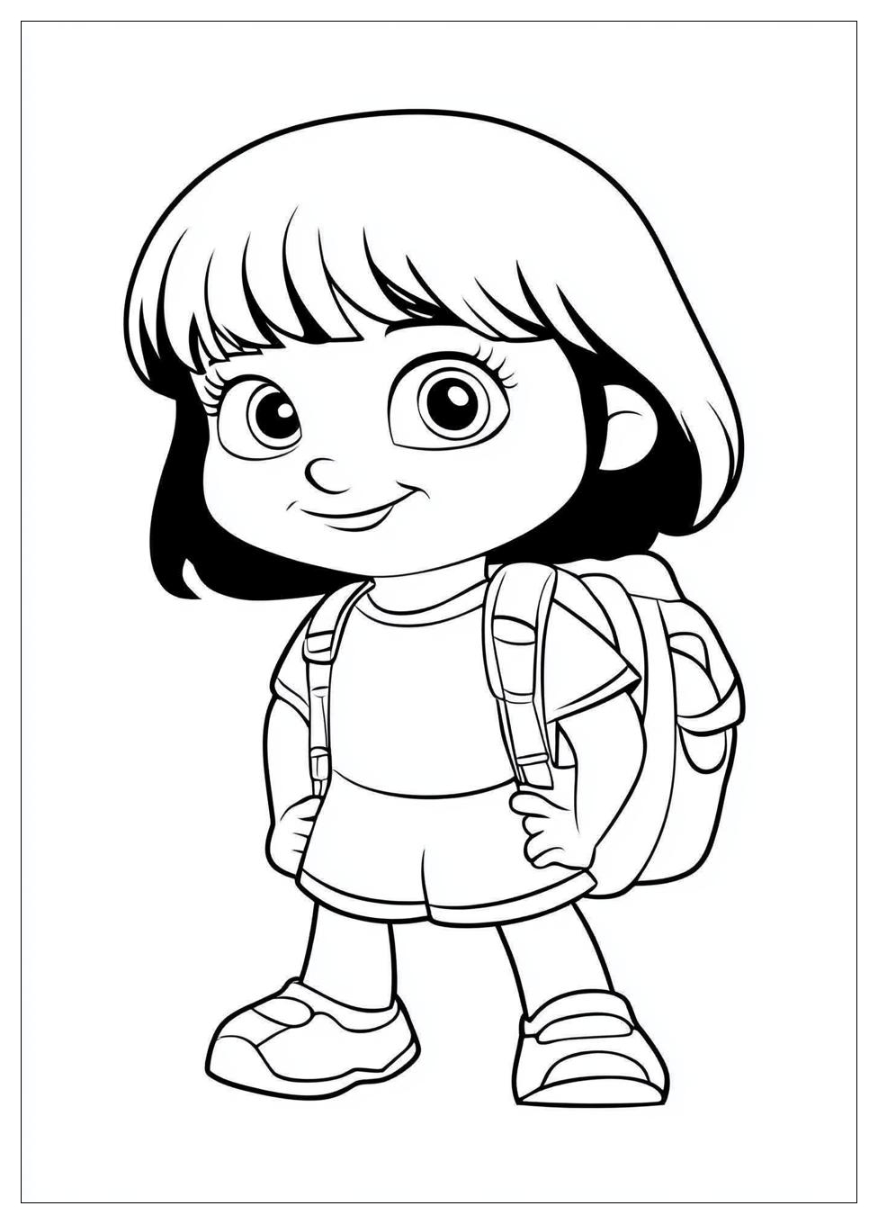 Dora The Explorer Coloring Pages-7