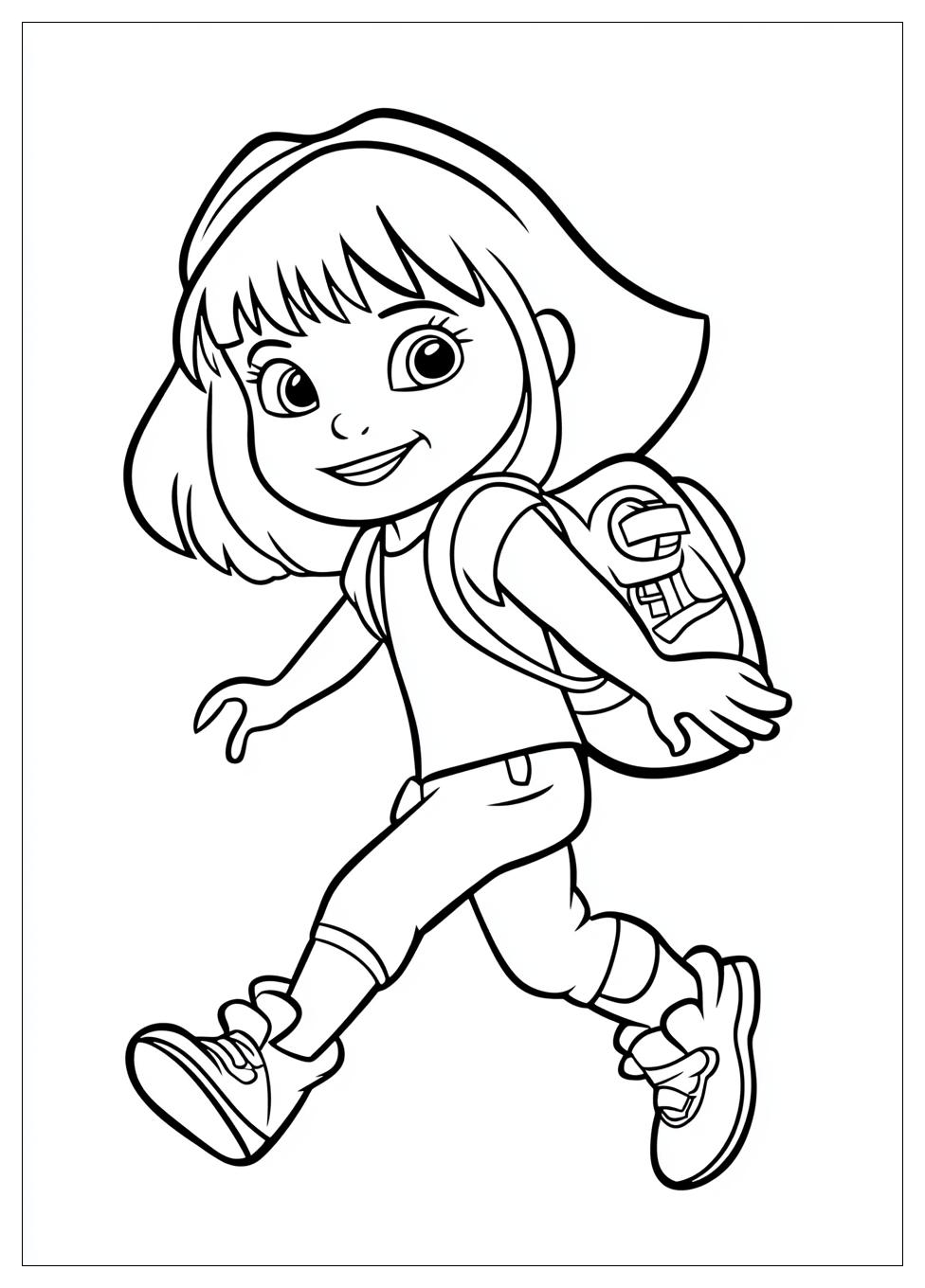 Dora The Explorer Coloring Pages-9