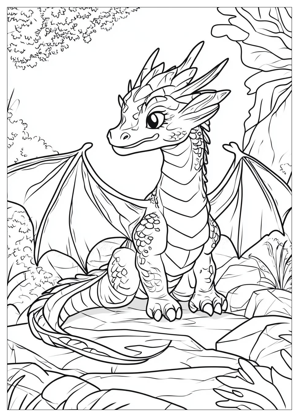 Dragon Coloring Pages-1
