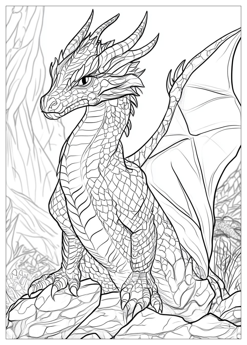 Dragon Coloring Pages-10