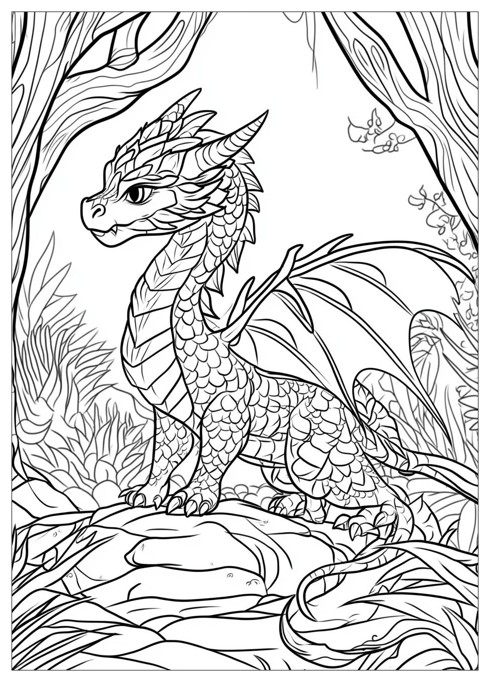 Dragon Coloring Pages-2