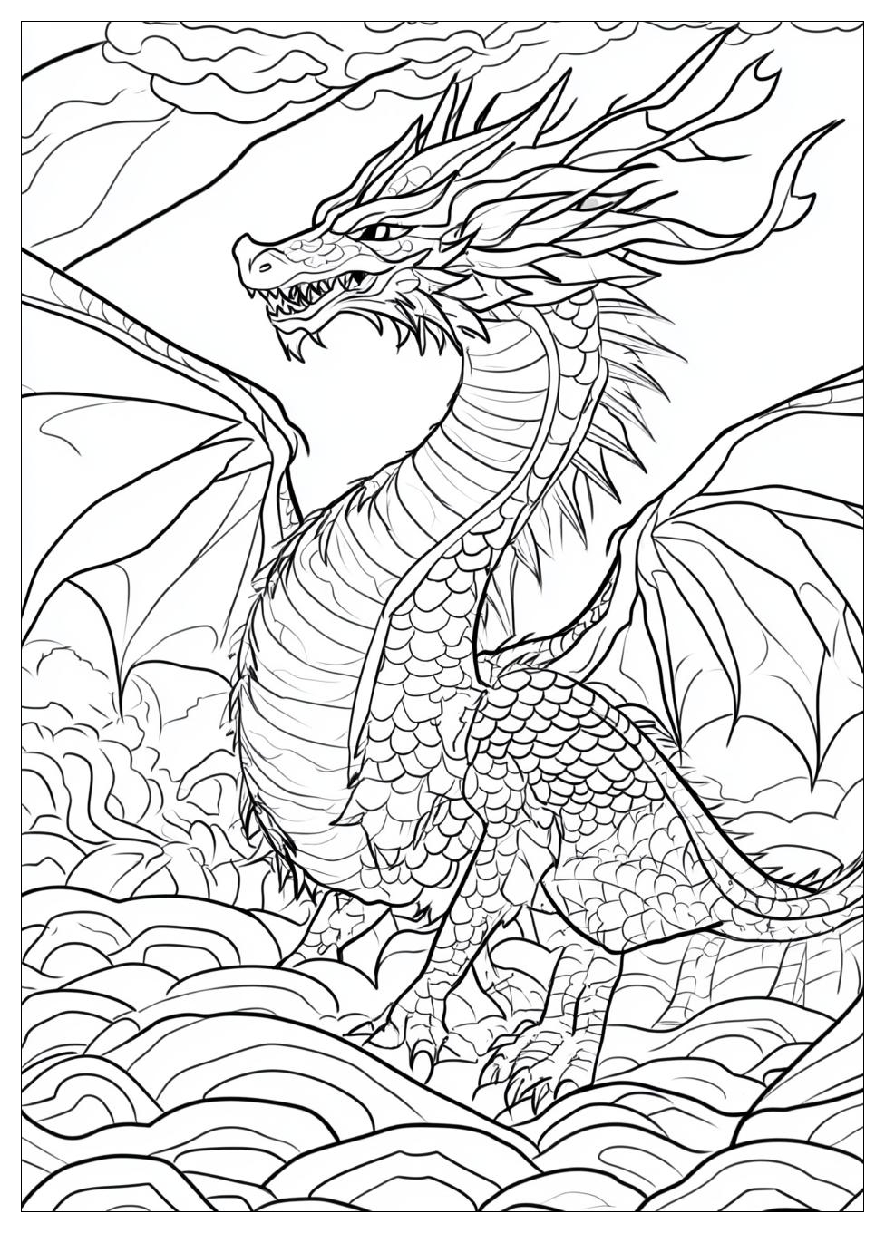Dragon Coloring Pages-7