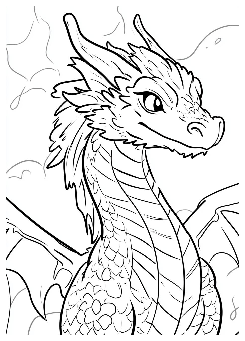 Dragon Coloring Pages-8