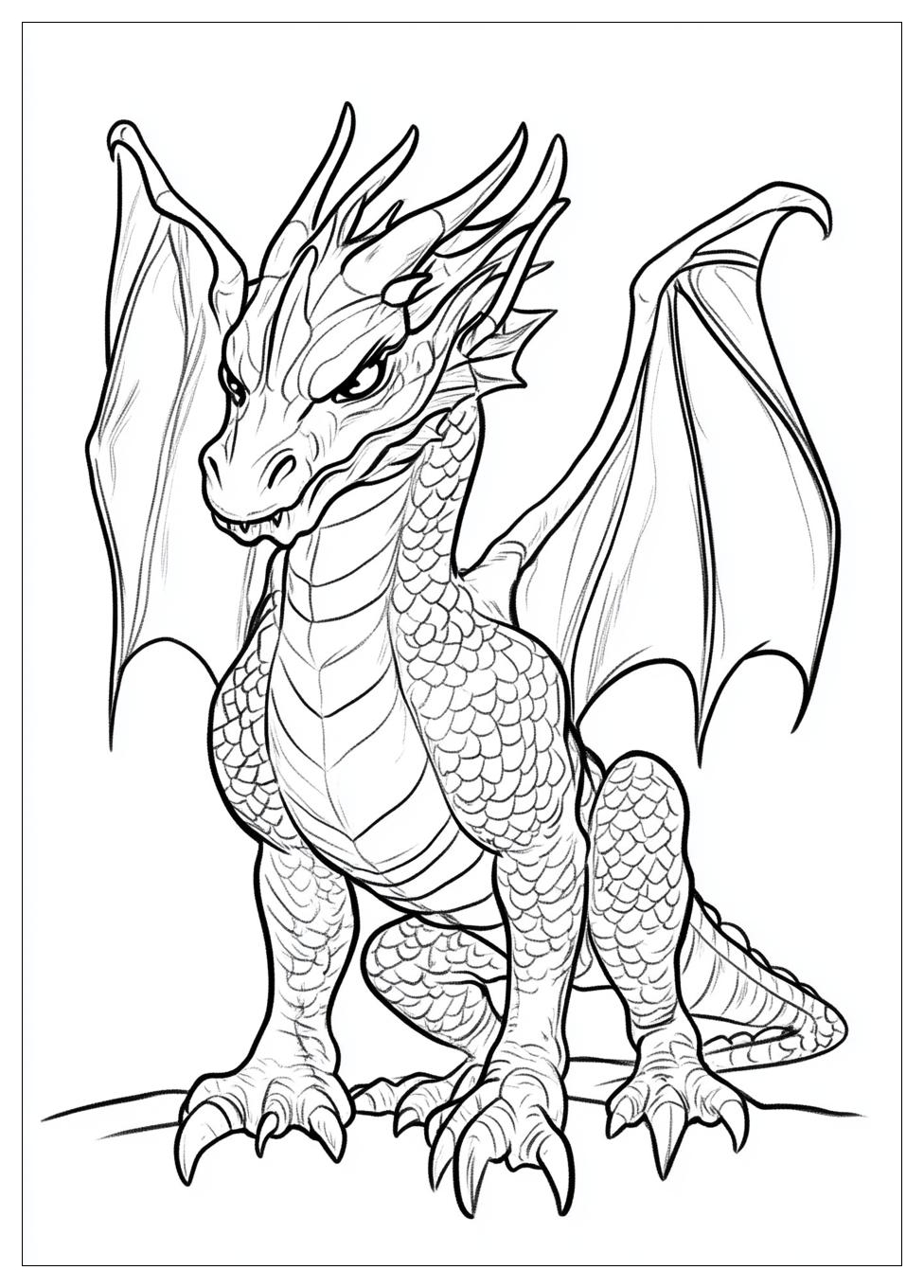 Dragon Coloring Pages-9