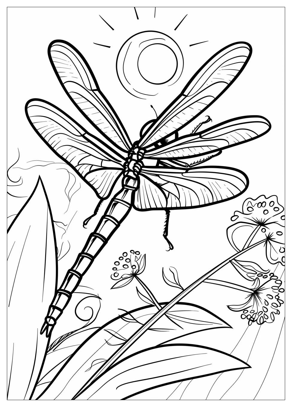 Dragonfly Coloring Pages-2