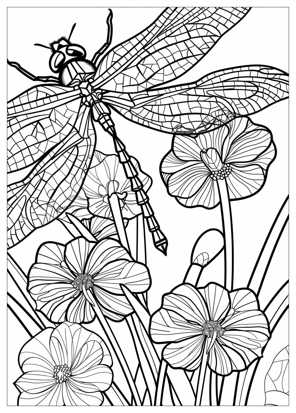Dragonfly Coloring Pages-6