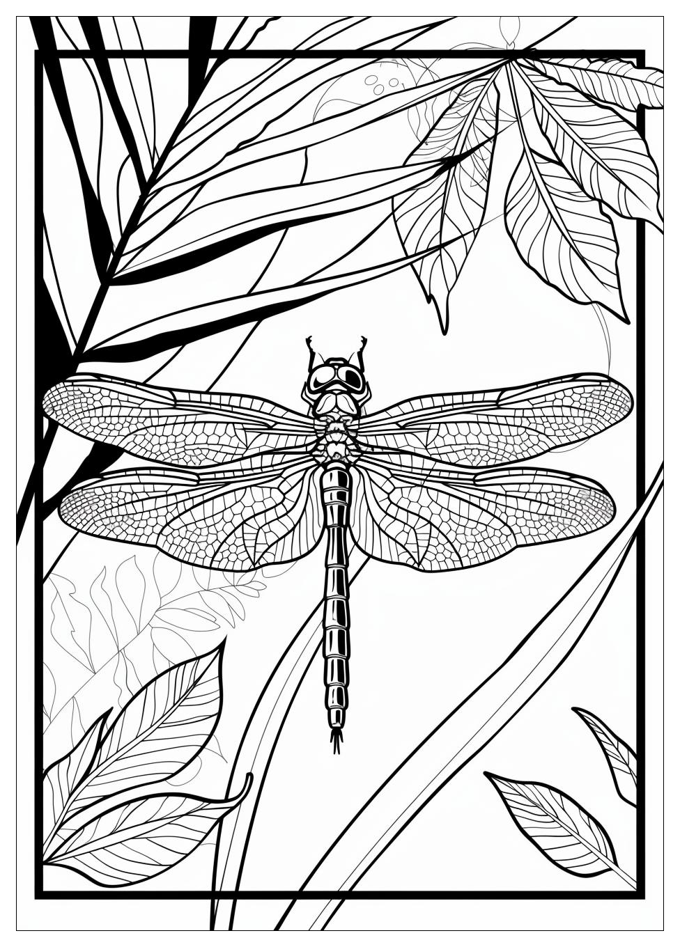 Dragonfly Coloring Pages-9