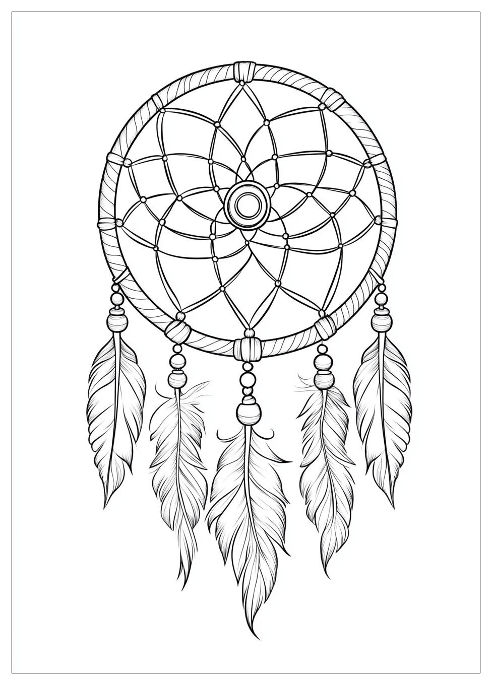 Dreamcatcher Coloring Pages-1