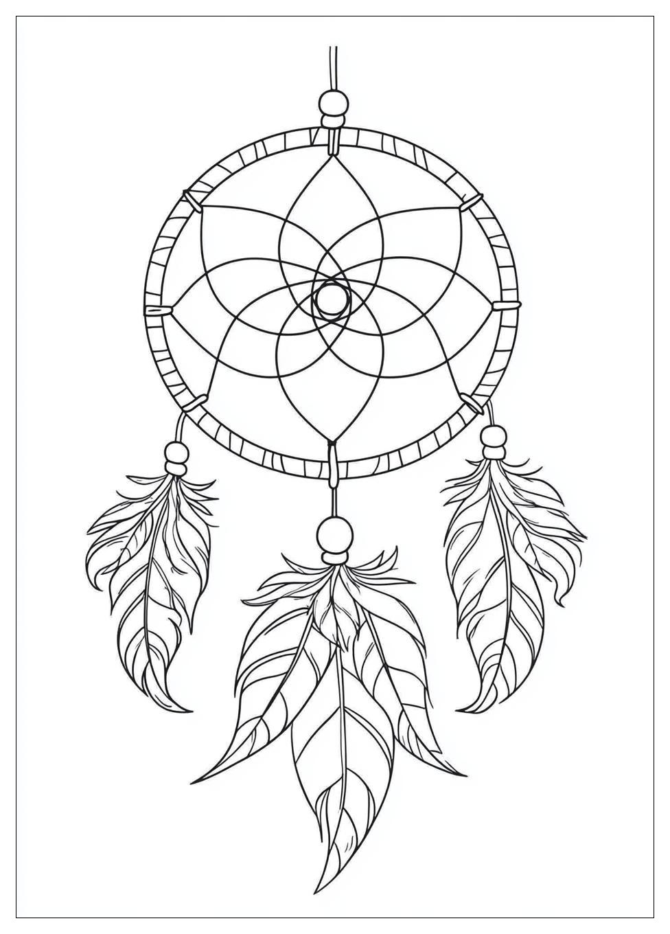 Dreamcatcher Coloring Pages-10
