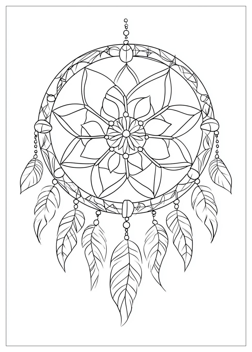 Dreamcatcher Coloring Pages-11