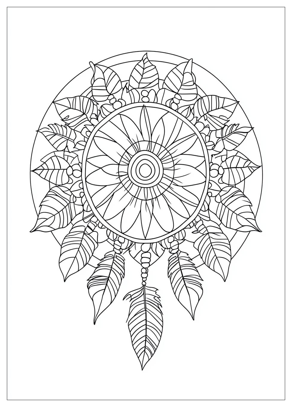 Dreamcatcher Coloring Pages-13