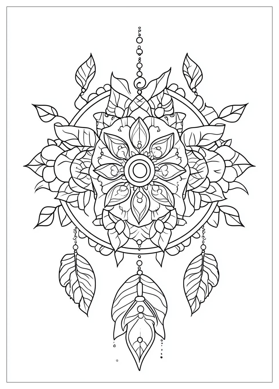 Dreamcatcher Coloring Pages-14