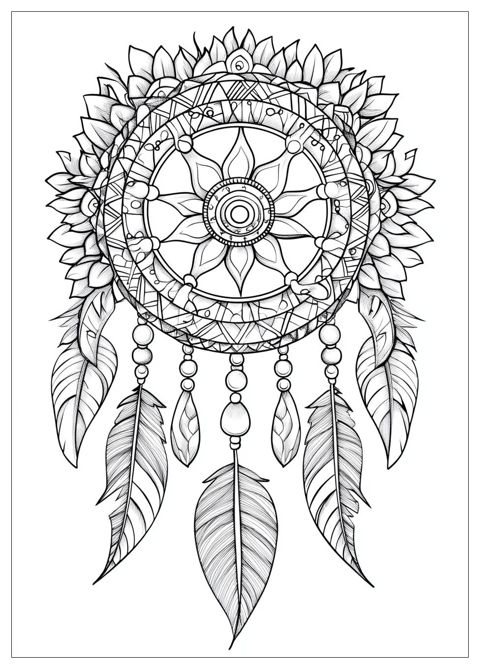 Dreamcatcher Coloring Pages-16