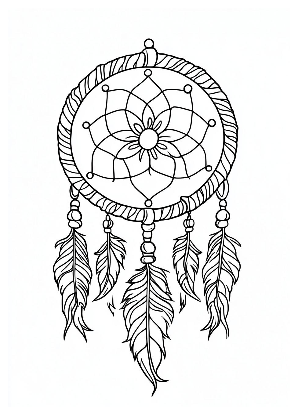 Dreamcatcher Coloring Pages-17
