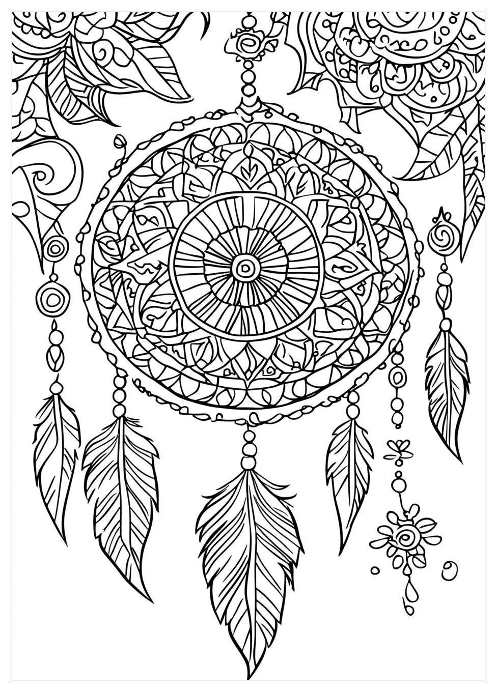 Dreamcatcher Coloring Pages-19