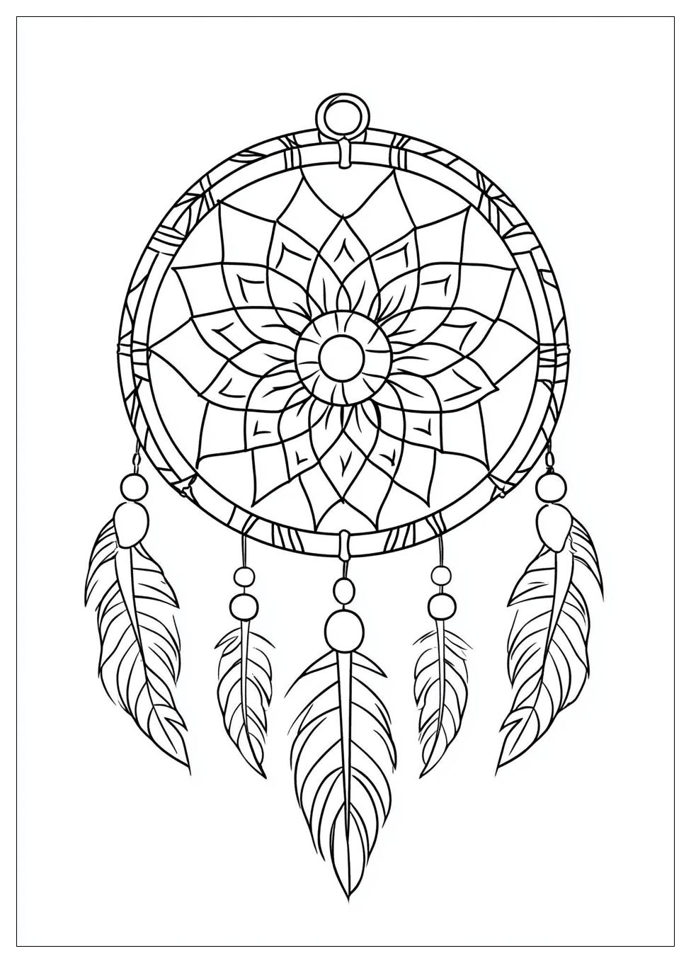 Dreamcatcher Coloring Pages-3