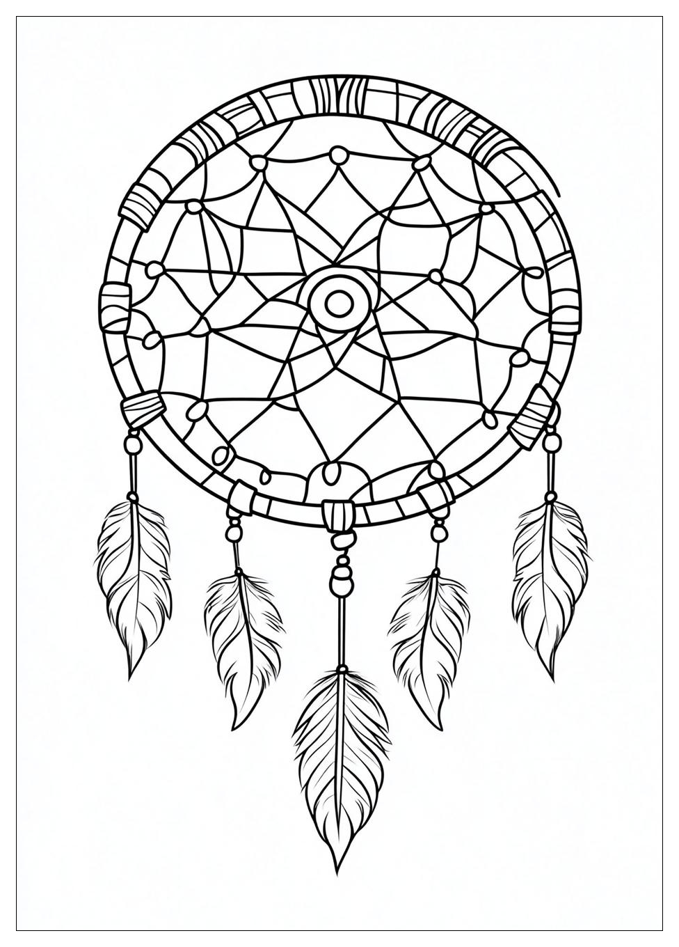 Dreamcatcher Coloring Pages-8