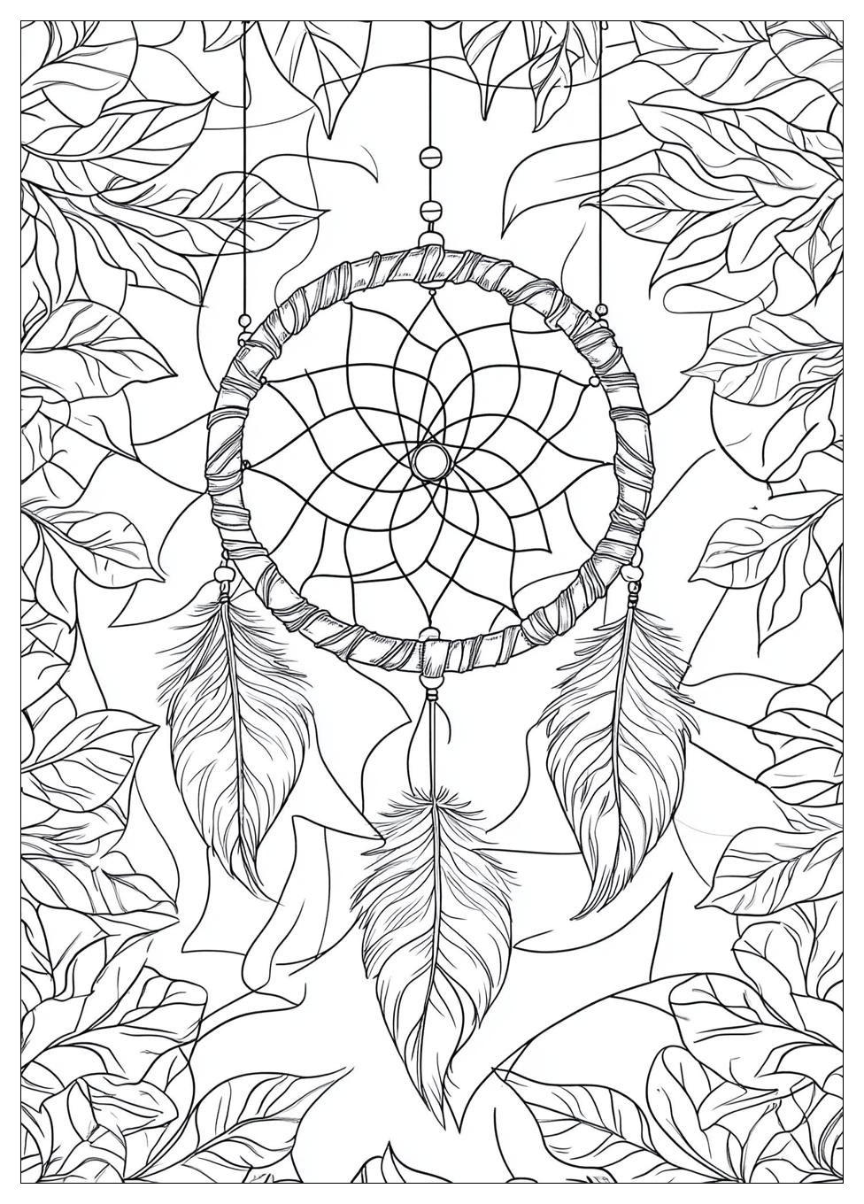 Dreamcatcher Coloring Pages-9