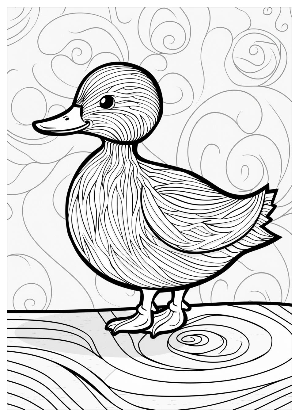 Duck Coloring Pages-10