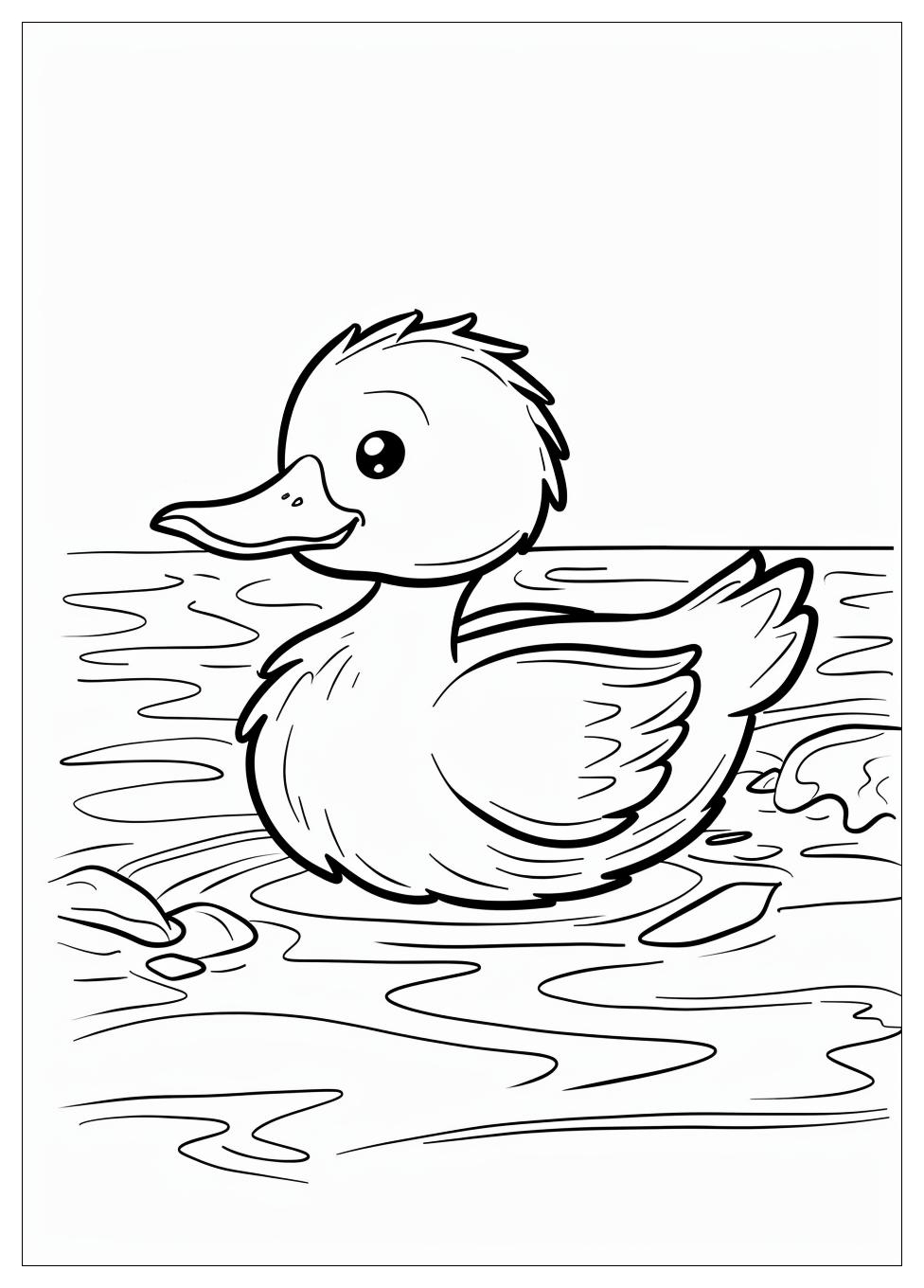 Duck Coloring Pages-2
