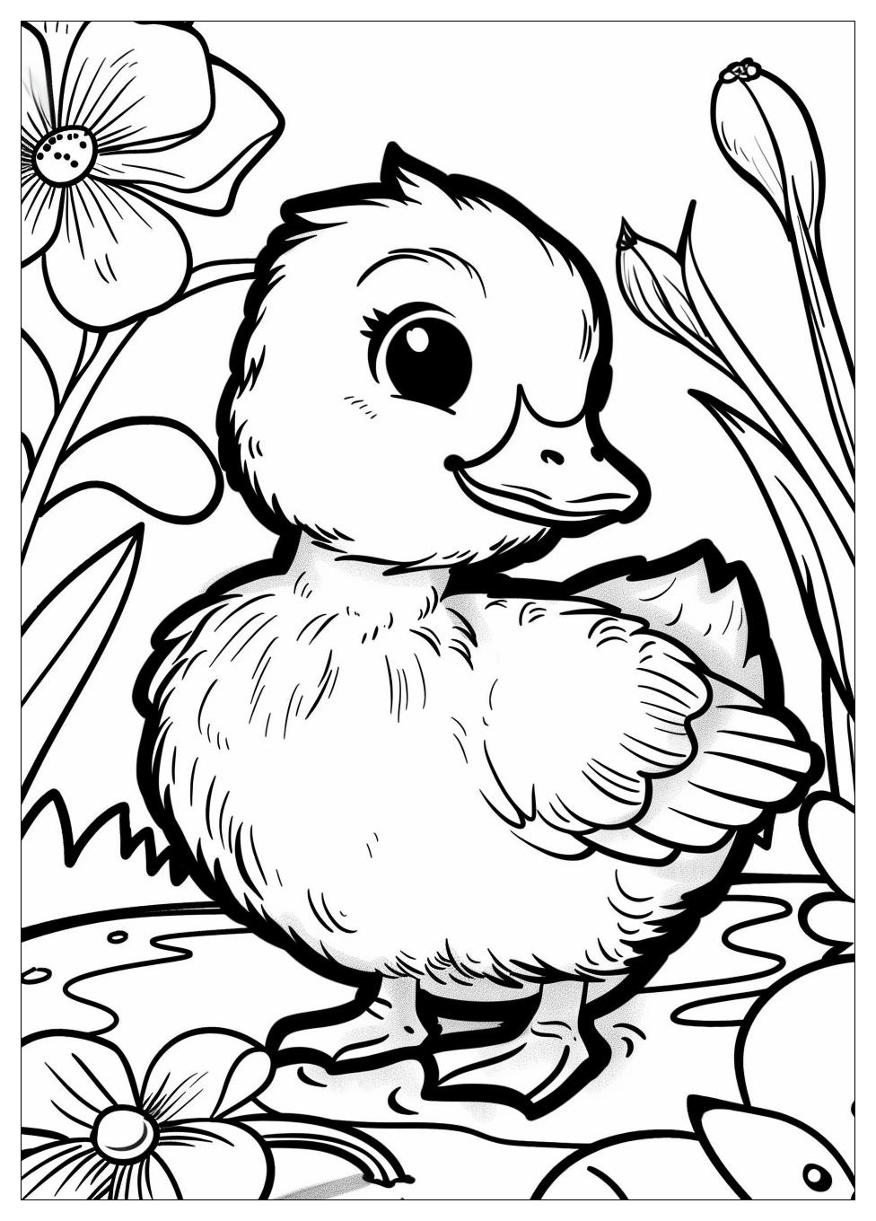 Duck Coloring Pages-6