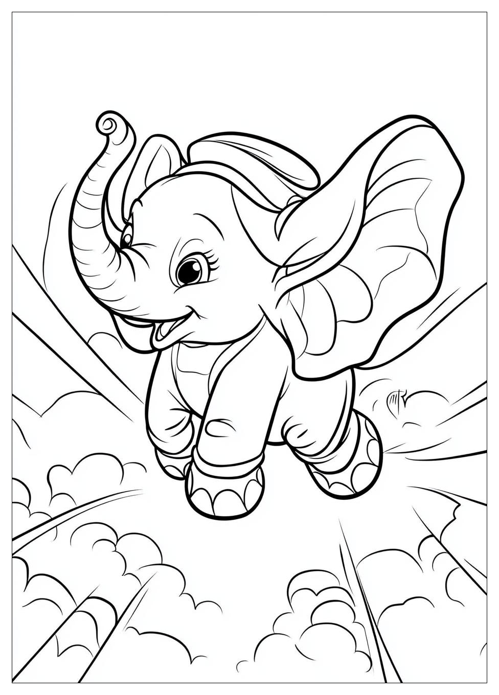 Dumbo Coloring Pages-12