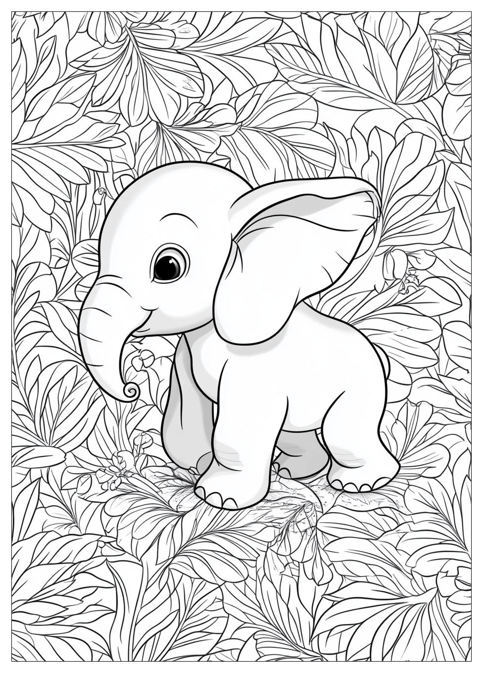 Dumbo Coloring Pages-13