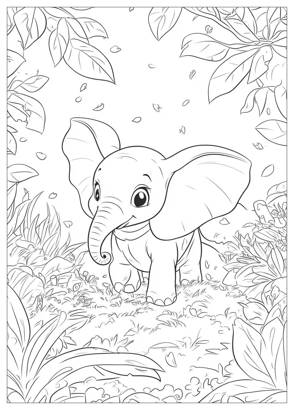 Dumbo Coloring Pages-14