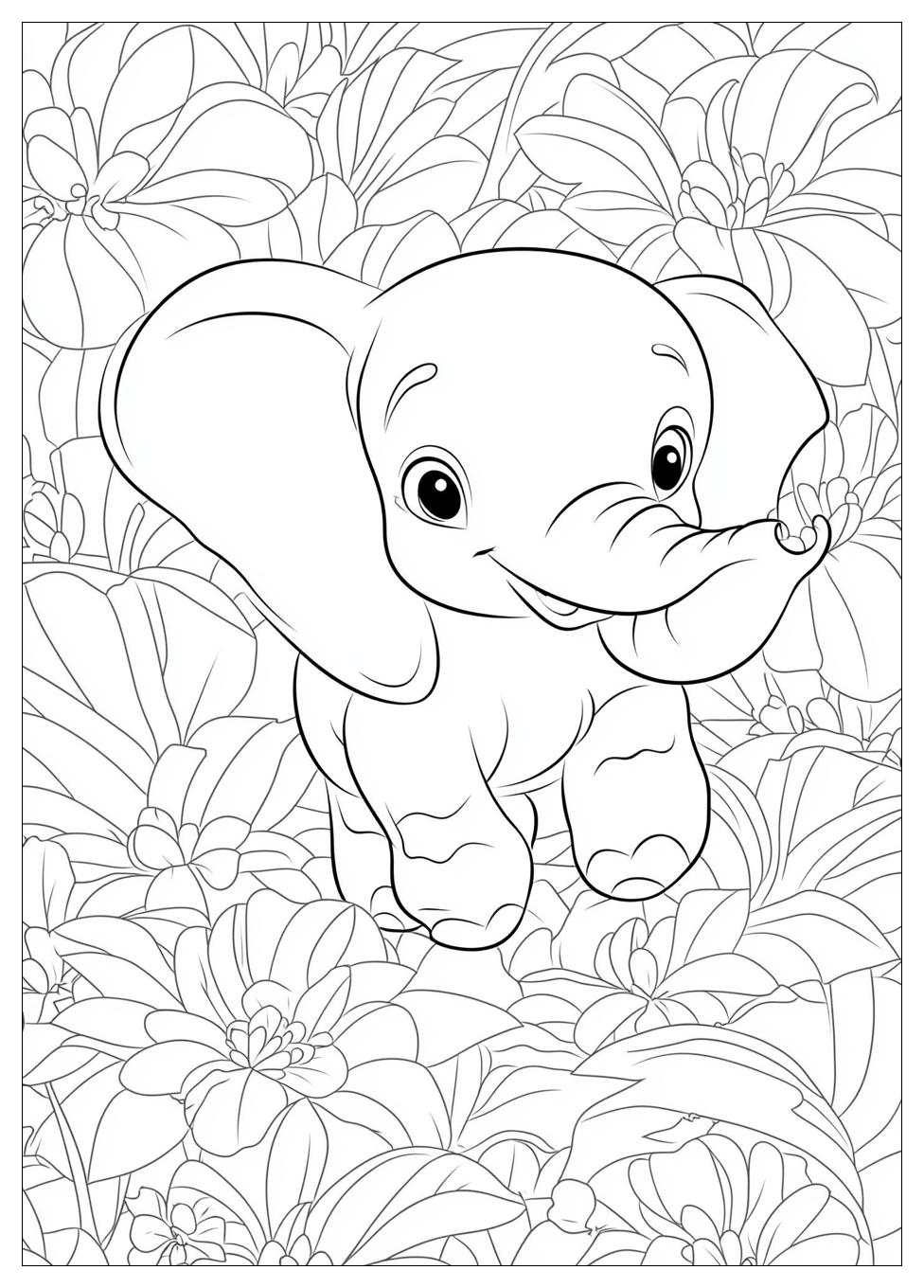 Dumbo Coloring Pages-15