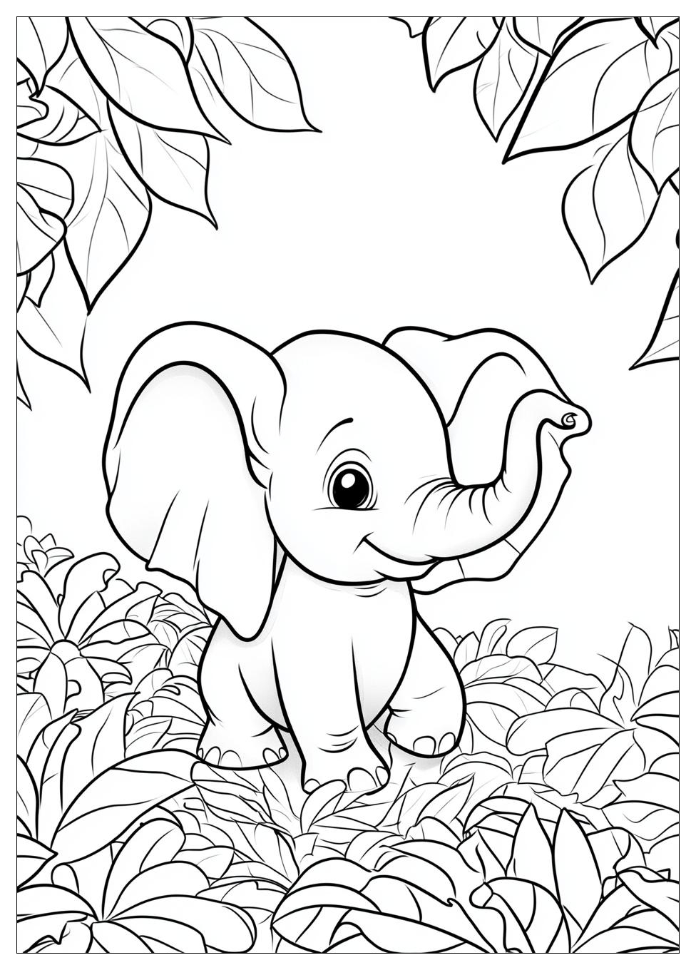 Dumbo Coloring Pages-16