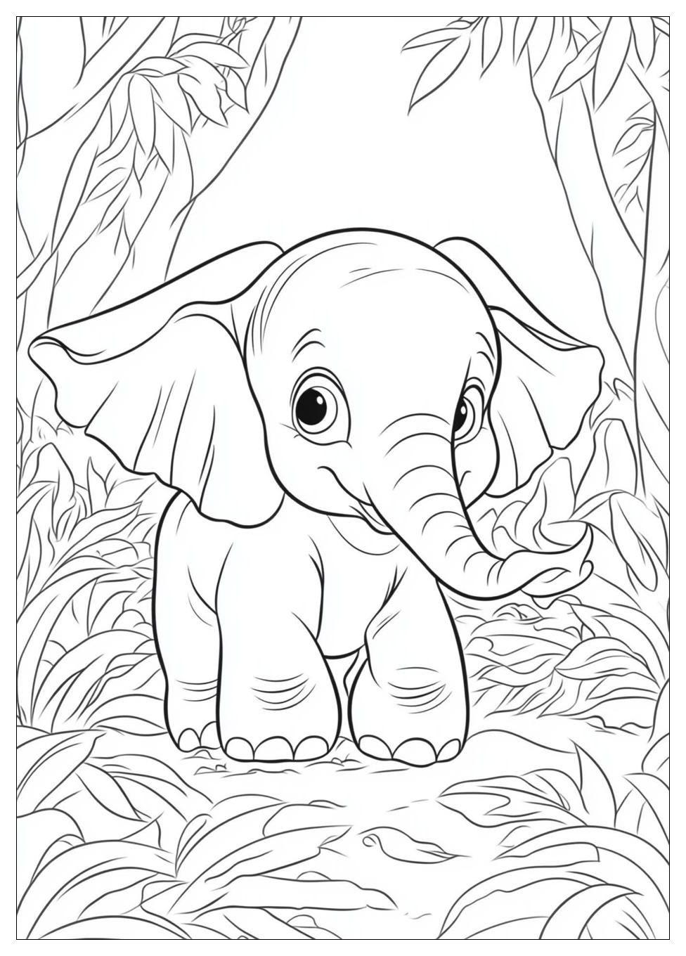 Dumbo Coloring Pages-17