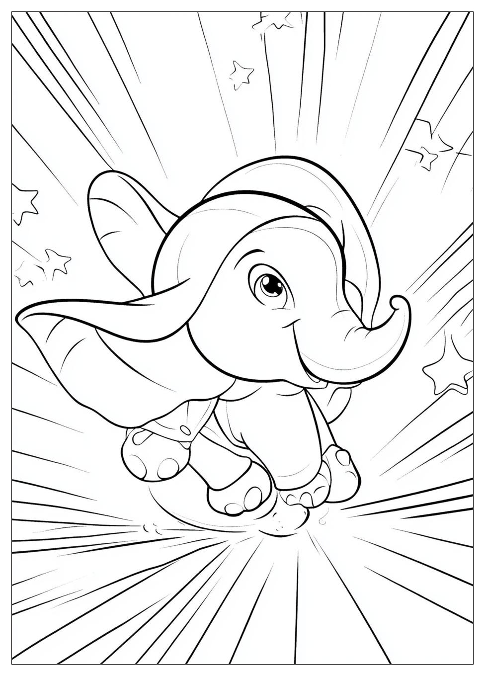 Dumbo Coloring Pages-2