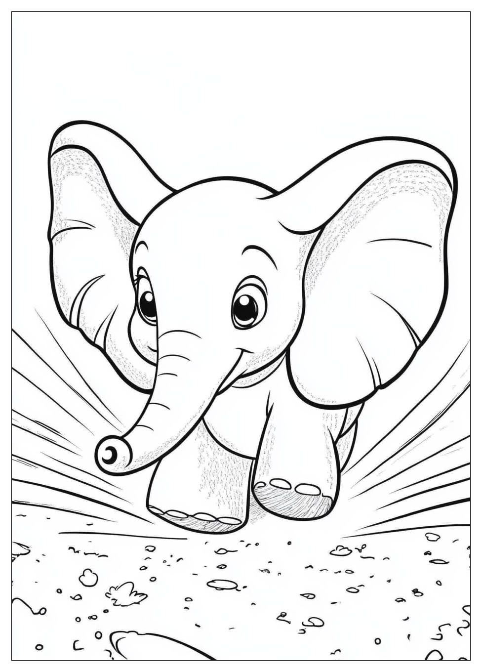 Dumbo Coloring Pages-3