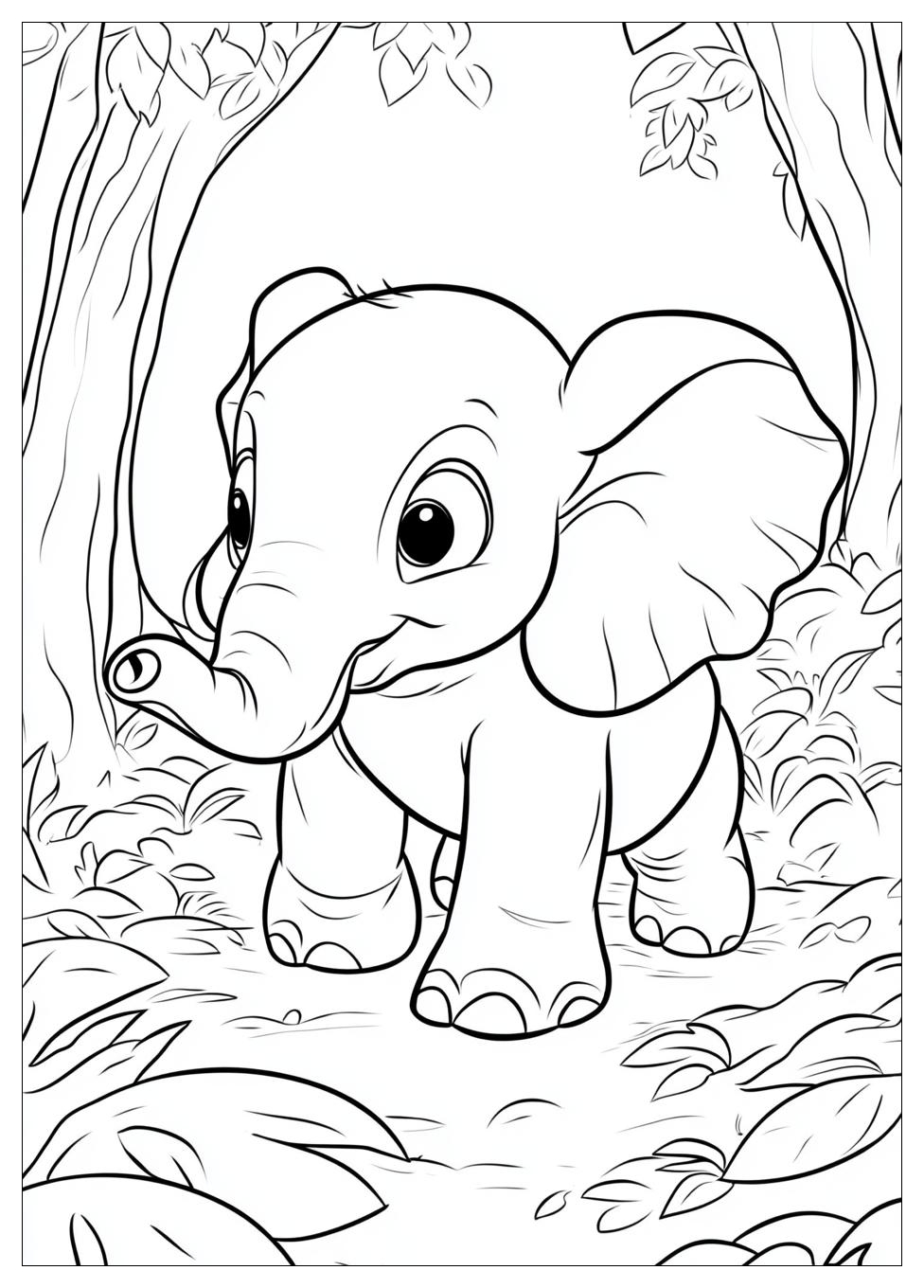 Dumbo Coloring Pages-9