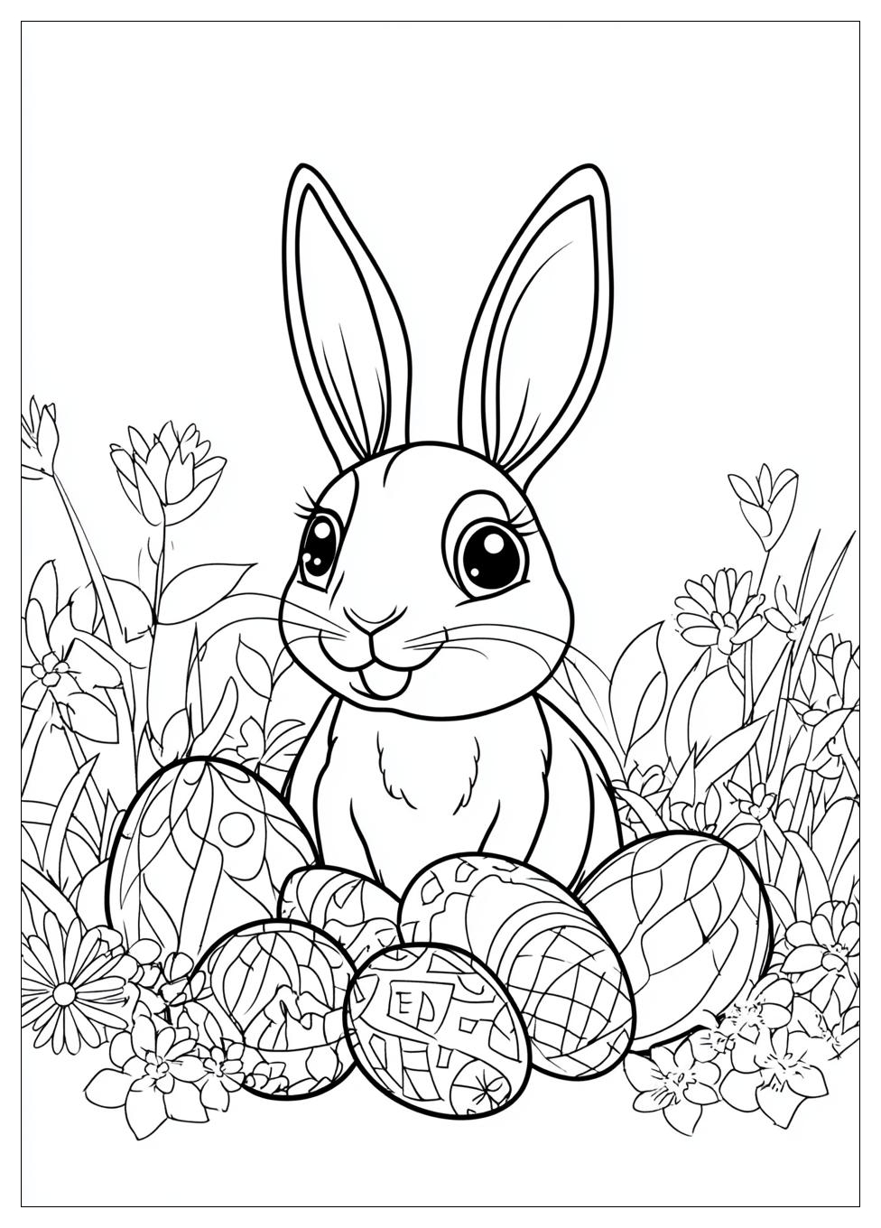 Easter Bunny Coloring Pages-15
