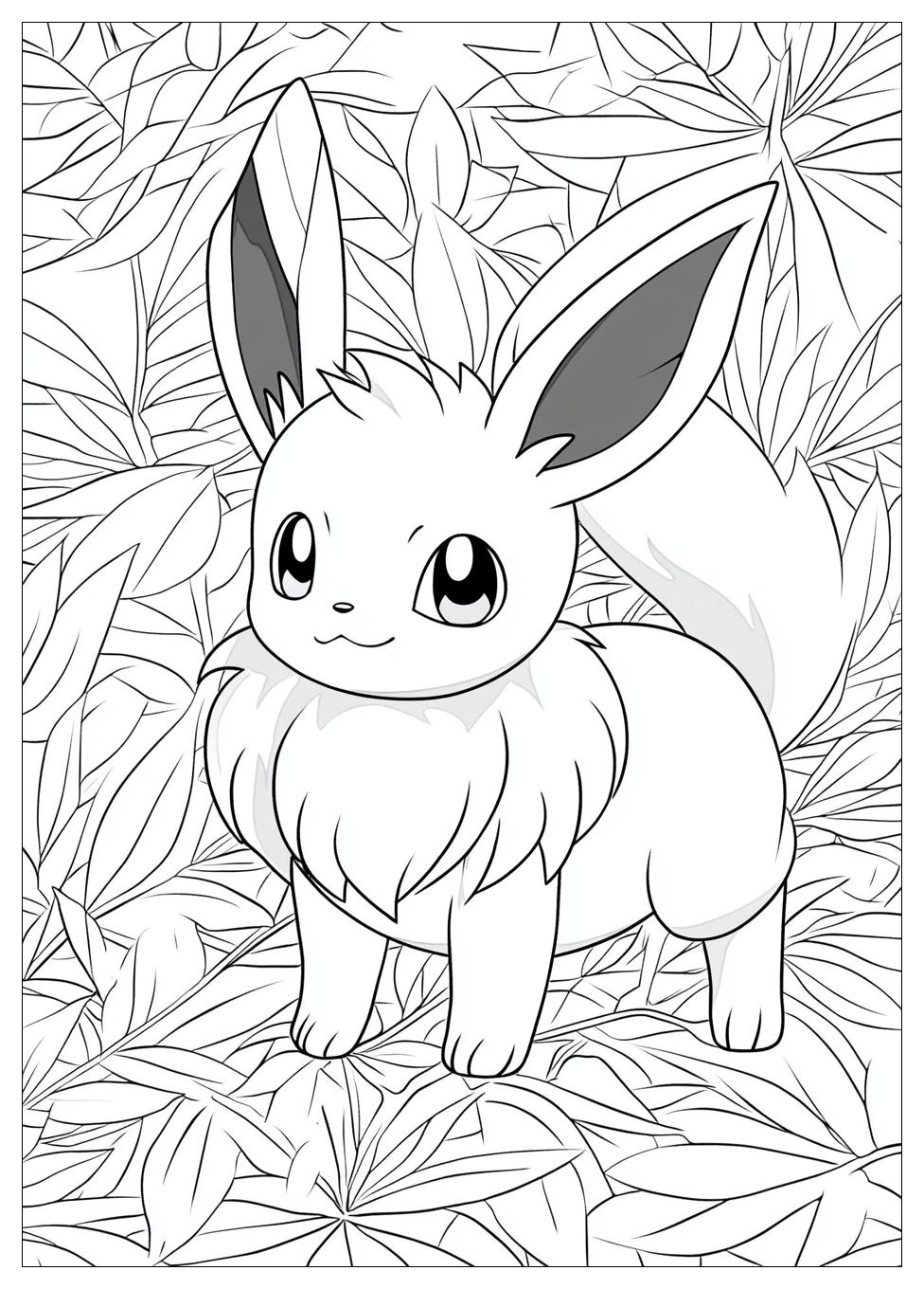 Eevee Coloring Pages-10