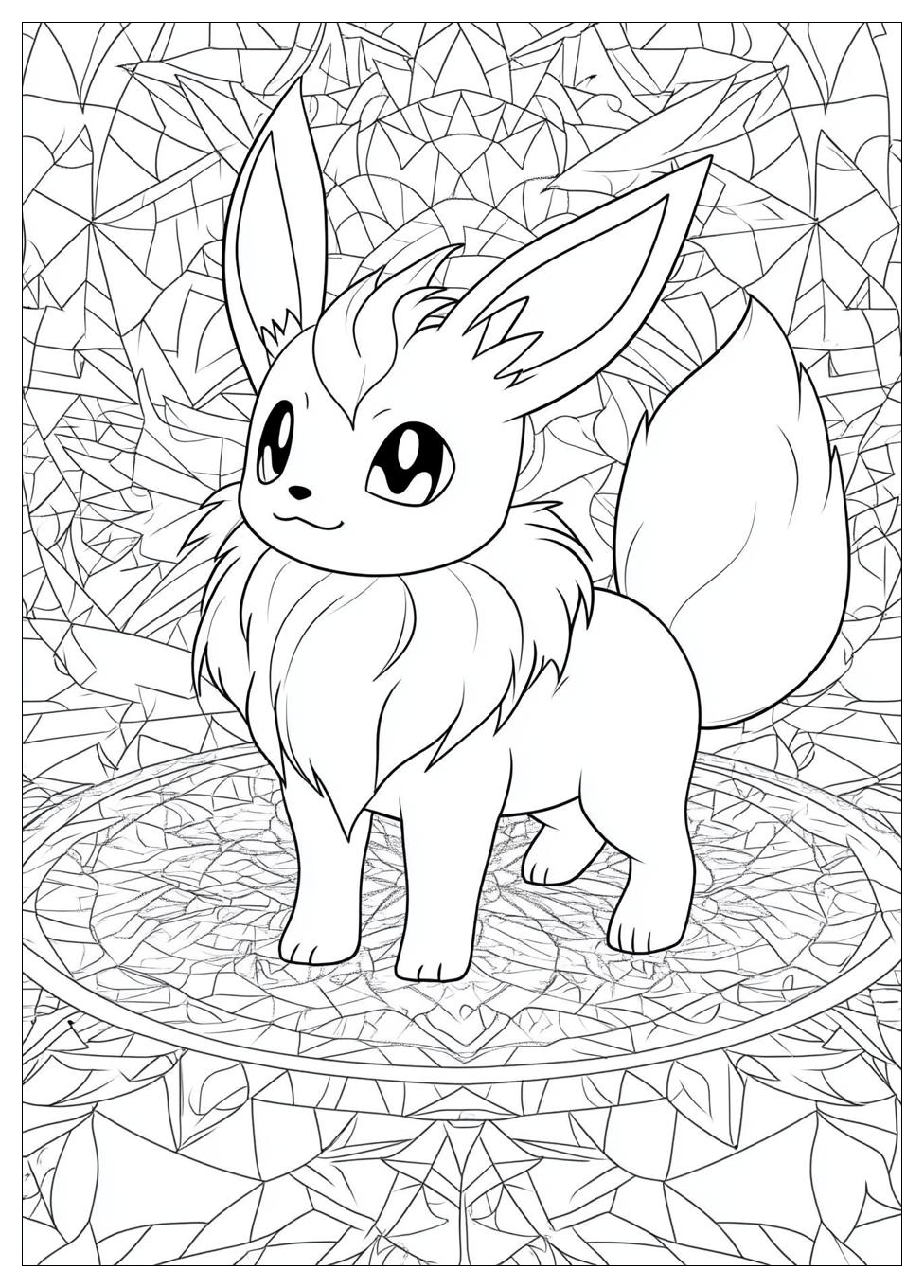 Eevee Coloring Pages-13