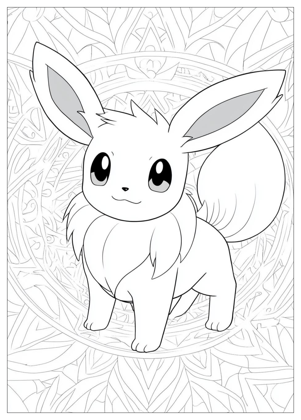 Eevee Coloring Pages-3