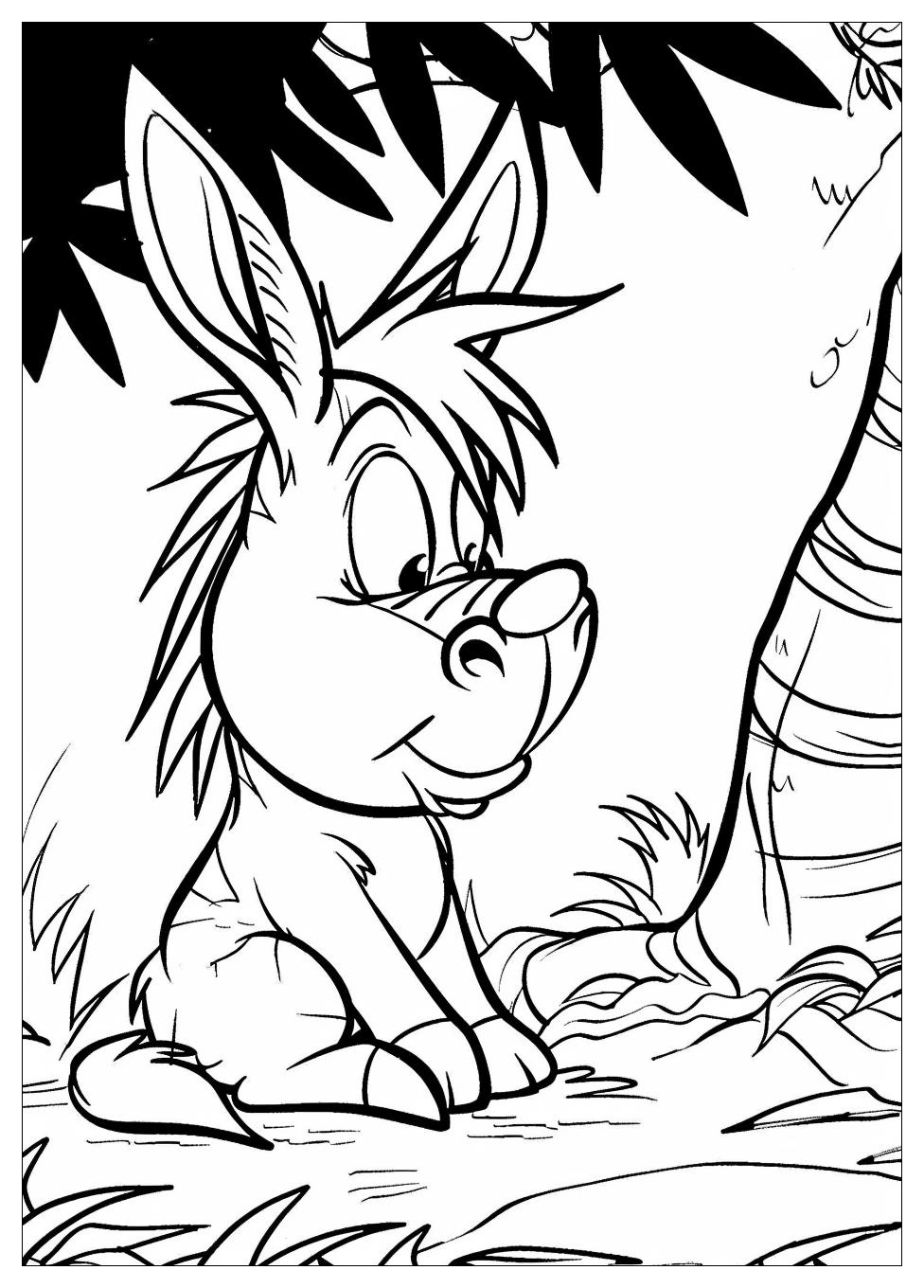 Eeyore Coloring Pages-12